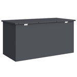 Utendørs Lagringsboks Antrasitt 100 X 50,5 X 50 Cm Stål