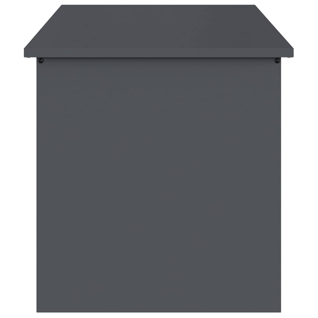 Utendørs Lagringsboks Antrasitt 100 X 50,5 X 50 Cm Stål