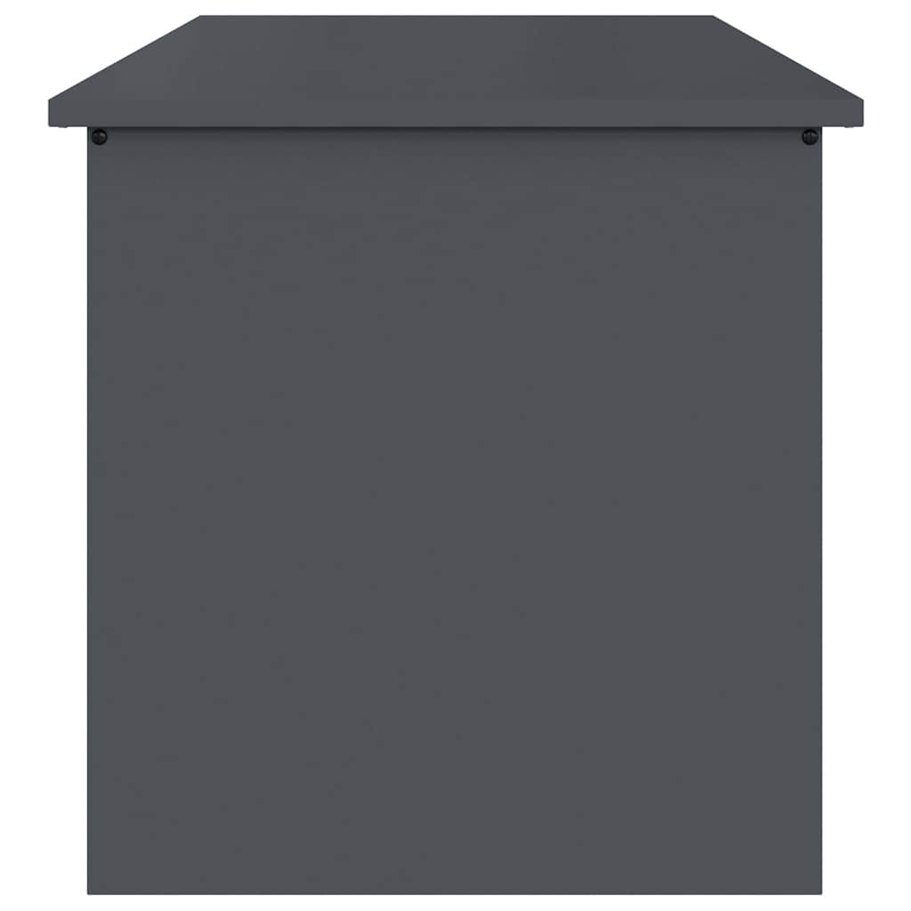 Utendørs Lagringsboks Antrasitt 80 X 50,5 X 50 Cm Stål