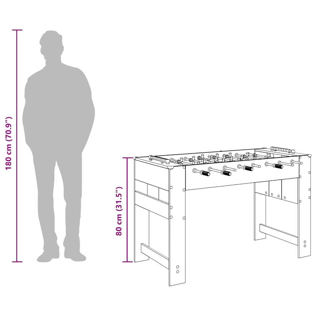 Buzzebord Gammelt Tre 125 X 60,5 X 80 Cm Konstruert Tre