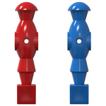 Fotballbordspillere 22 Pcs Blå Og Rød 2,4 X 2,1 X 9,7 Cm Pp