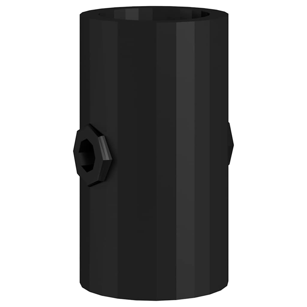 Fosseball Bord Stoppere 10 Pcs Svart 1,7 X 1,7 X 3,2 Cm Pp