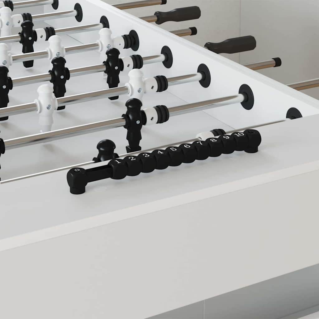 Fotballbord Teller 2 Pcs Svart 30 X 2,2 X 2,9 Cm Plast