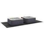 Bunnark Til Basseng Svart 500 X 250 X 0,1 Cm Uvevd Stoff