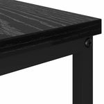 Kaffebord With Drawer Svart Eik 100 X 51 X 45 Cm Konstruert Tre