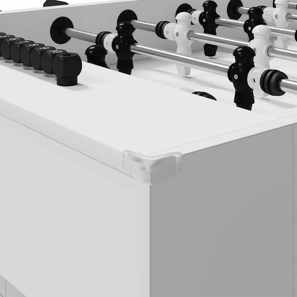 Fotballbord 2 Pcs Hvit 146,5 X 74 X 85 Cm Konstruert Tre