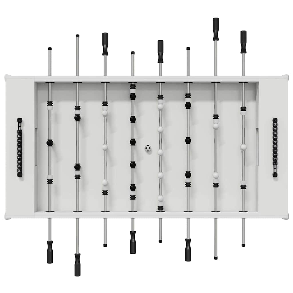 Fotballbord 2 Pcs Hvit 146,5 X 74 X 85 Cm Konstruert Tre