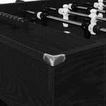 Fotballbord 2 Pcs Svart Eik 146,5 X 74 X 85 Cm Konstruert Tre