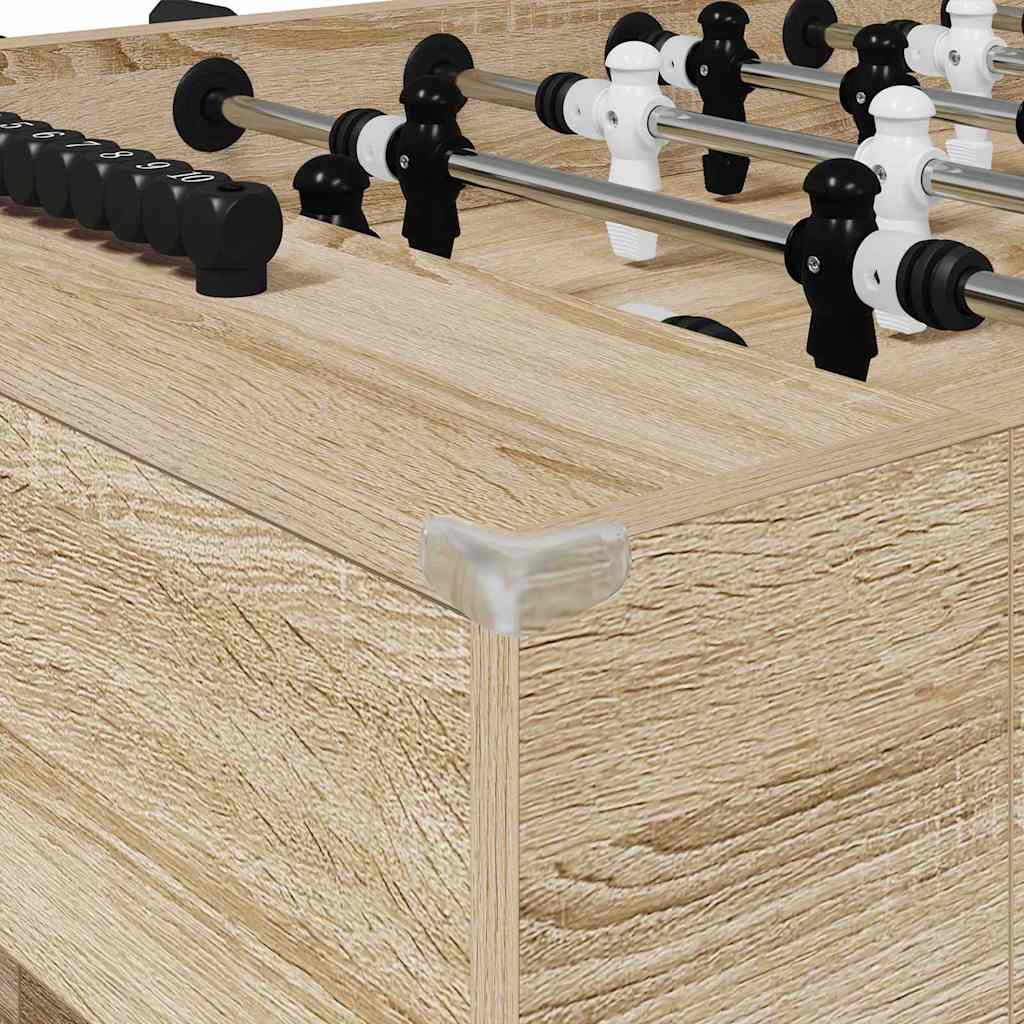 Fotballbord 2 Pcs Sonoma Eik 146,5 X 74 X 85 Cm Konstruert Tre