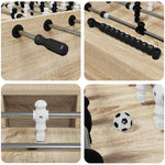 Fotballbord 2 Pcs Sonoma Eik 146,5 X 74 X 85 Cm Konstruert Tre