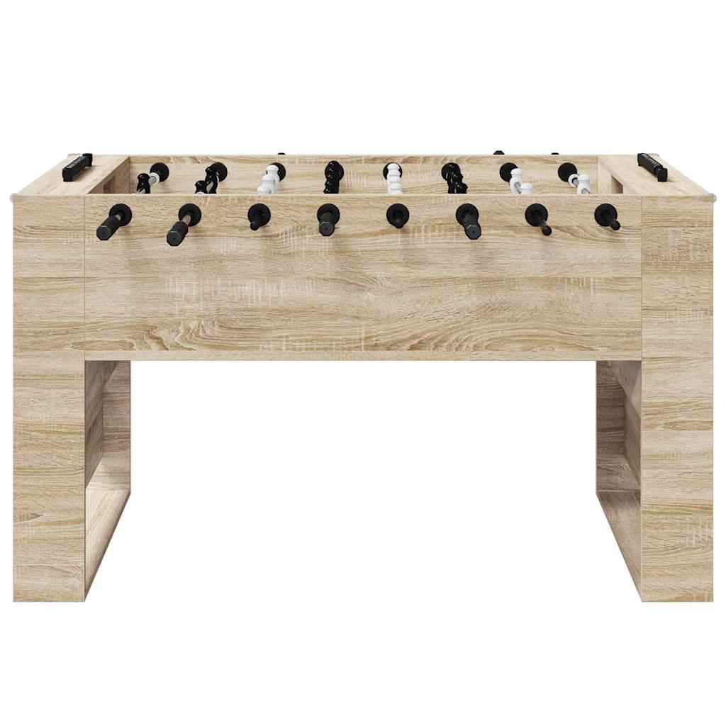 Fotballbord 2 Pcs Sonoma Eik 146,5 X 74 X 85 Cm Konstruert Tre