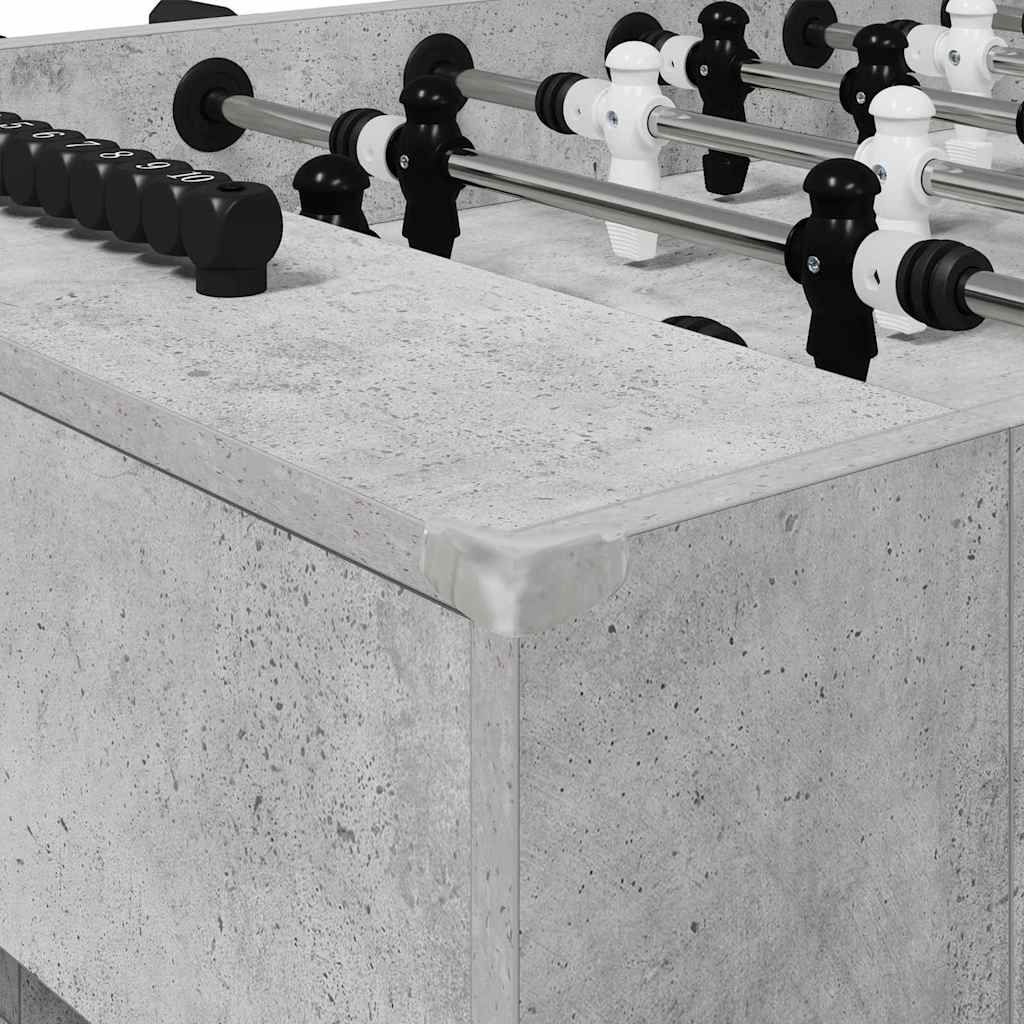 Fotballbord 2 Pcs Betonggrå 146,5 X 74 X 85 Cm Konstruert Tre