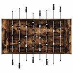 Fotballbord 2 Pcs Røkt Eik 146,5 X 74 X 85 Cm Konstruert Tre