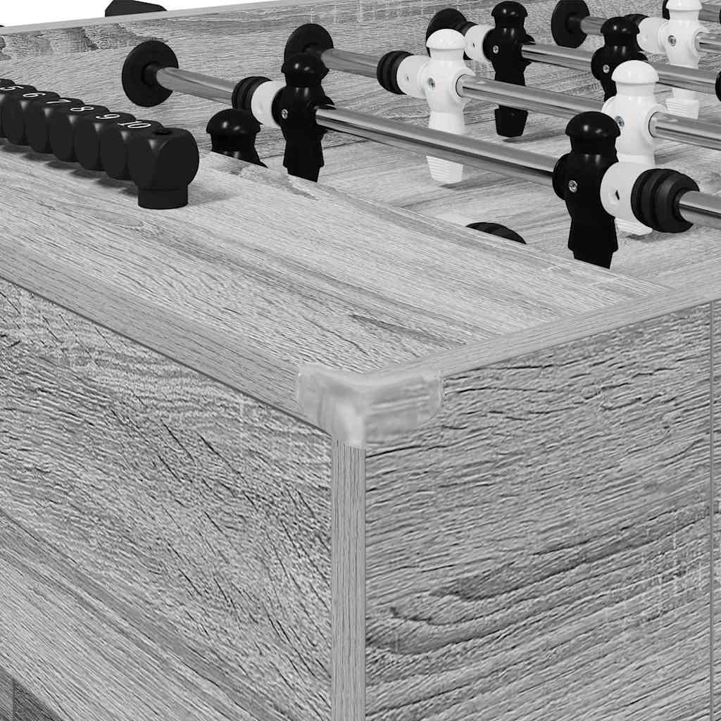 Fotballbord 2 Pcs Grå Sonoma 146,5 X 74 X 85 Cm Konstruert Tre