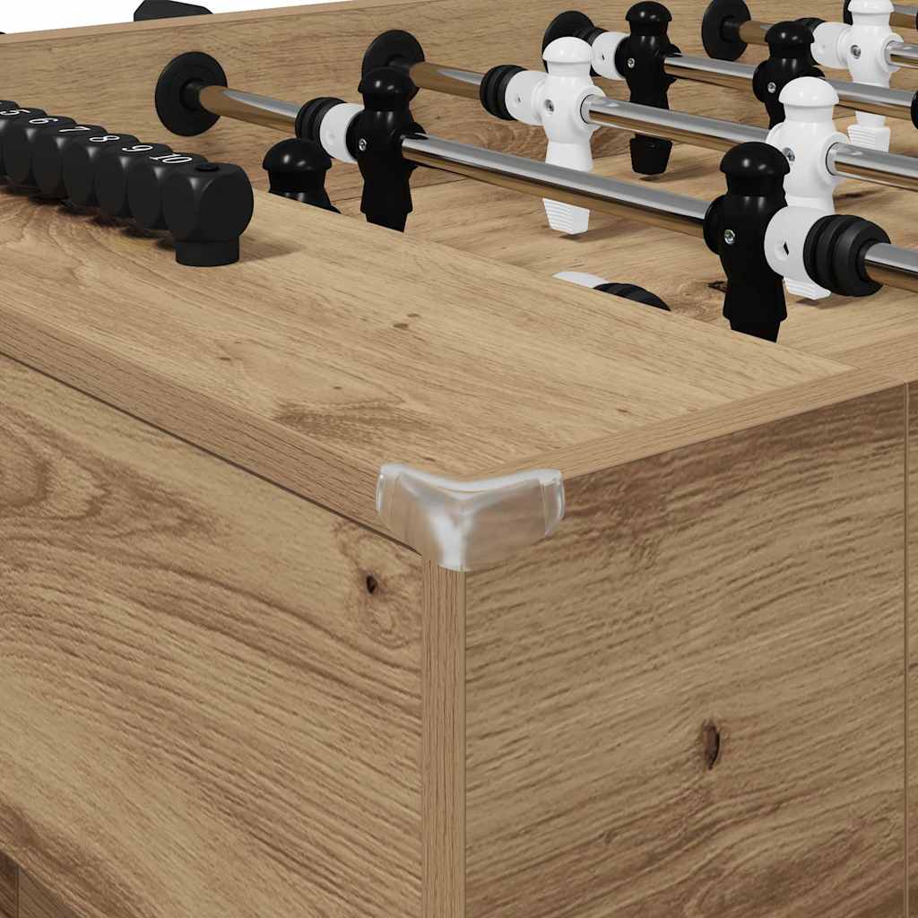 Fotballbord 2 Pcs Artisan Eik 146,5 X 74 X 85 Cm Konstruert Tre