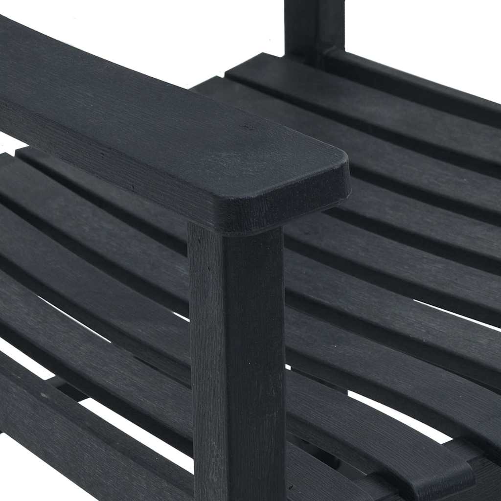 Gyngestol Svart 65 X 84 X 114 Cm Polyethylen