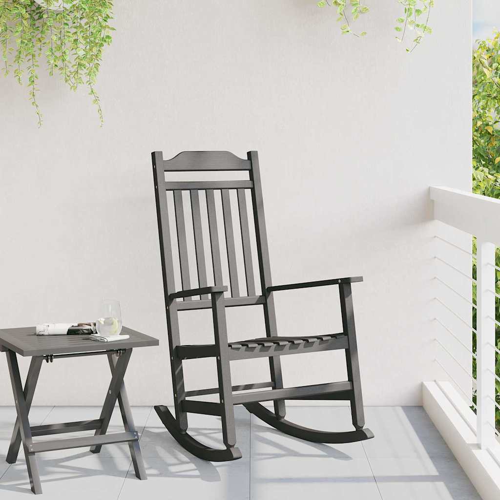 Gyngestol Svart 65 X 84 X 114 Cm Polyethylen