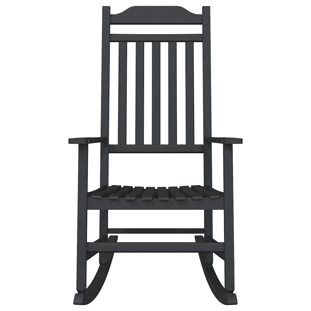 Gyngestol Svart 65 X 84 X 114 Cm Polyethylen