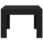 Kaffebord Svart Eik 50 X 50 X 35 Cm Konstruert Tre