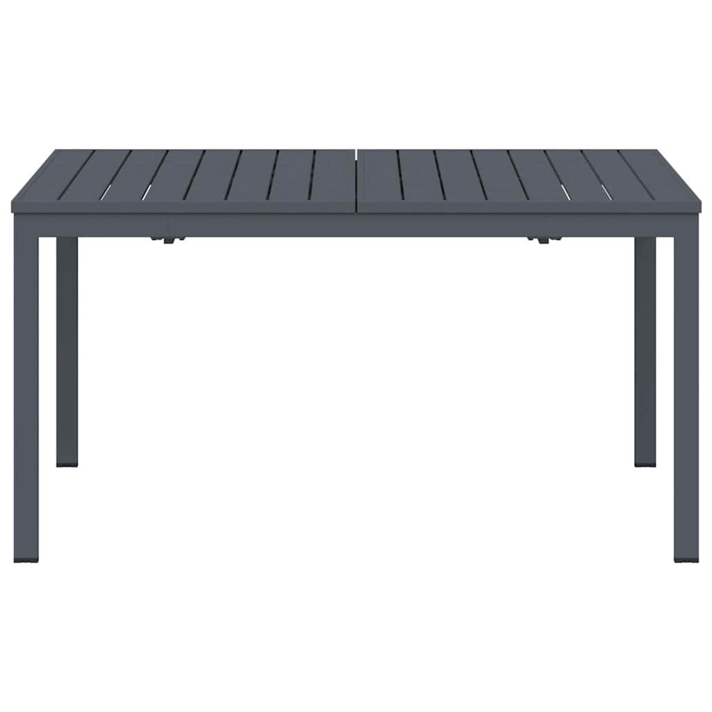 Ute Middag Bord 2 Pcs Antrasitt 210 X 90 X 73 Cm Stål