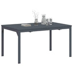 Ute Middag Bord 2 Pcs Antrasitt 210 X 90 X 73 Cm Stål