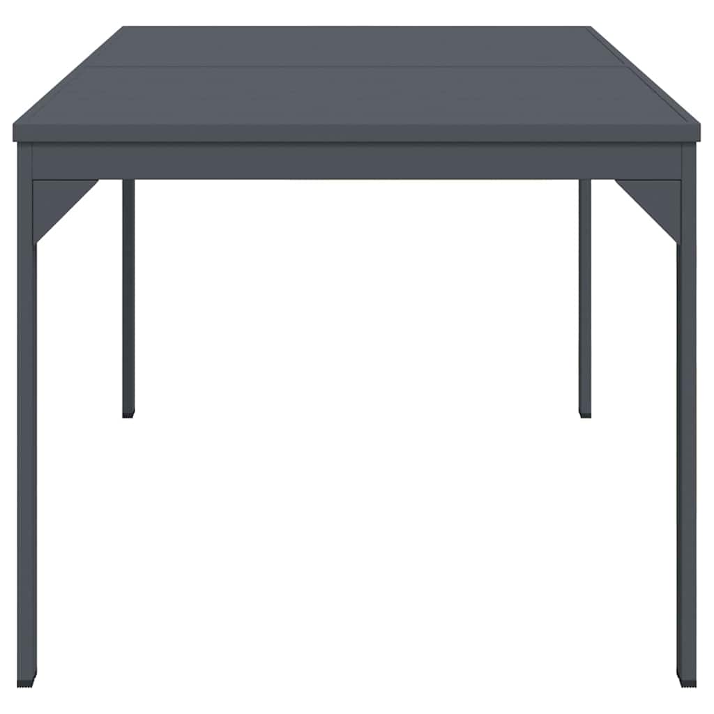 Ute Middag Bord 2 Pcs Antrasitt 210 X 90 X 73 Cm Stål