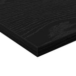 Bokhyllebrett 4 Pcs Svart 40 X 20 X 1,5 Cm Konstruert Tre