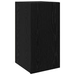 Vegghylle For Tv Svart Eik 30,5 X 30 X 60 Cm Konstruert Tre