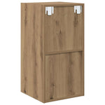 Tv-Benksett Artisan Eik 37 X 37 X 72 Cm Konstruert Tre