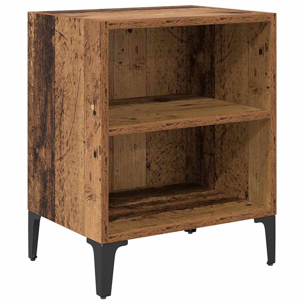 Nattbordskap Gammelt Tre 40 X 30 X 50 Cm Konstruert Tre