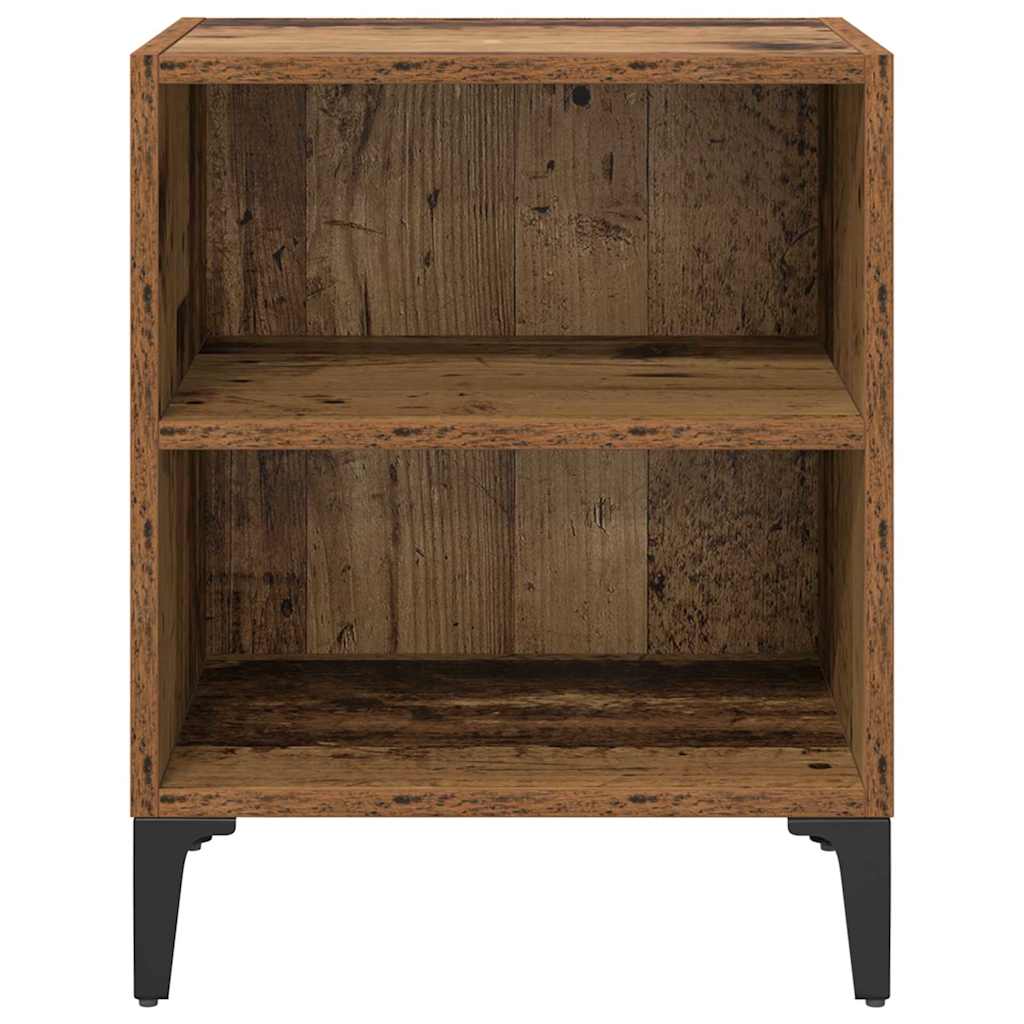 Nattbordskap Gammelt Tre 40 X 30 X 50 Cm Konstruert Tre