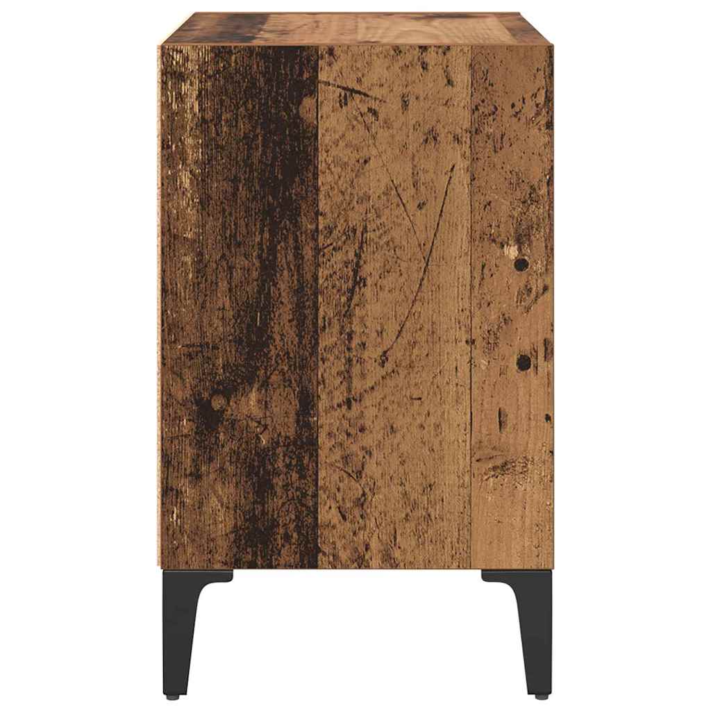 Nattbordskap Gammelt Tre 40 X 30 X 50 Cm Konstruert Tre