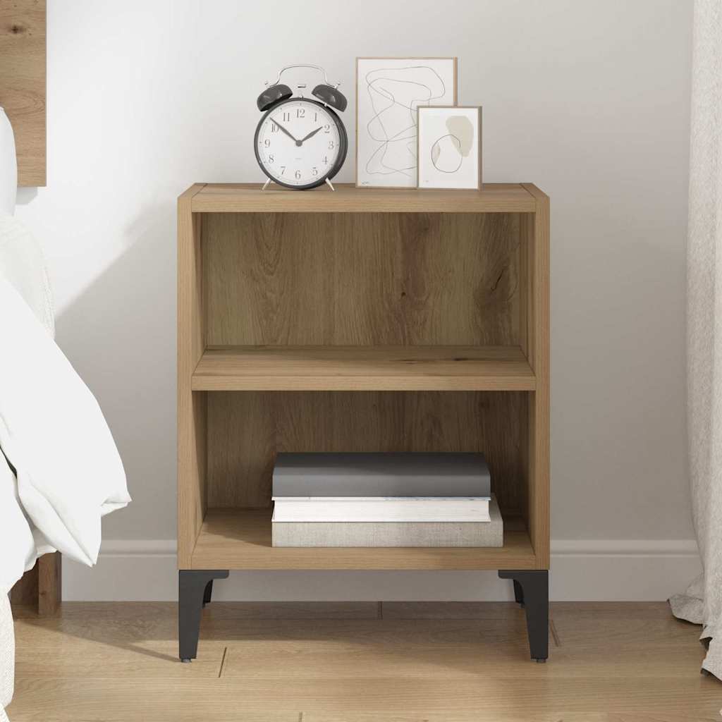 Nattbordskap Artisan Eik 40 X 30 X 50 Cm Konstruert Tre