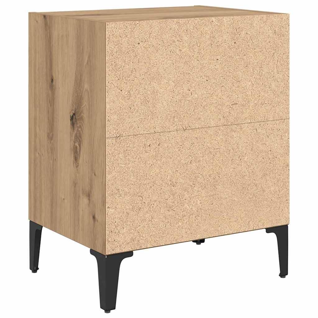 Nattbordskap Artisan Eik 40 X 30 X 50 Cm Konstruert Tre