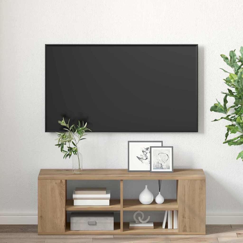 Tv-Benksett Artisan Eik 102 X 35 X 35 Cm Konstruert Tre
