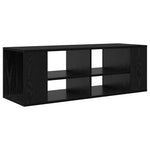 Vegghengt Tv Skap Svart Eik 102 X 35 X 35 Cm Konstruert Tre