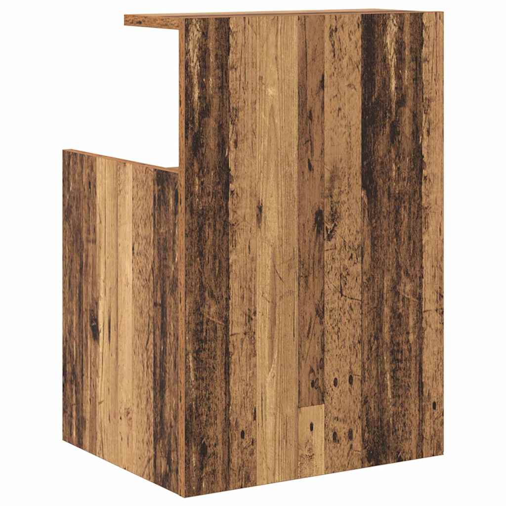 Nattbordskap Gammelt Tre 40 X 35 X 60 Cm Konstruert Tre