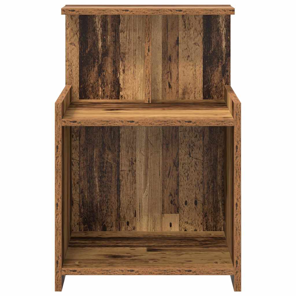 Nattbordskap Gammelt Tre 40 X 35 X 60 Cm Konstruert Tre