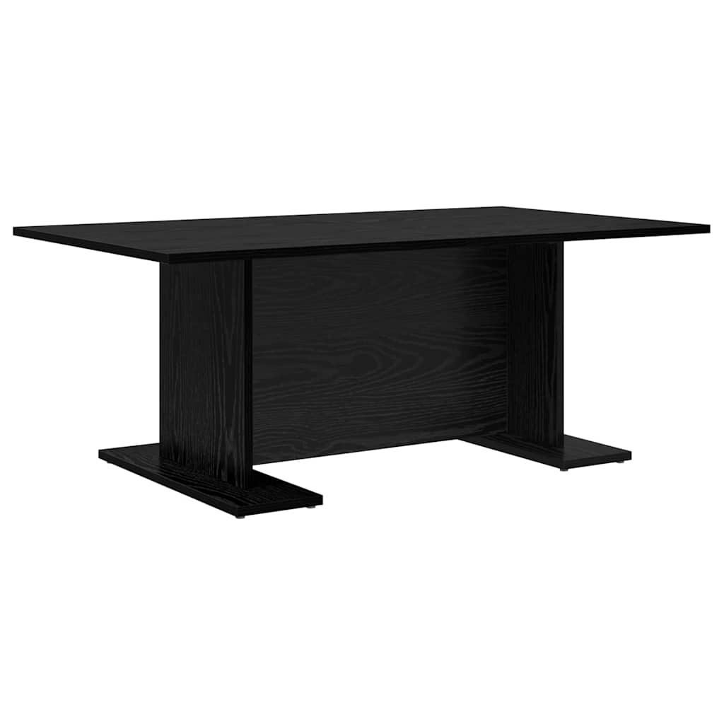 Kaffebord Svart Eik 103,5 X 60 X 40 Cm Konstruert Tre