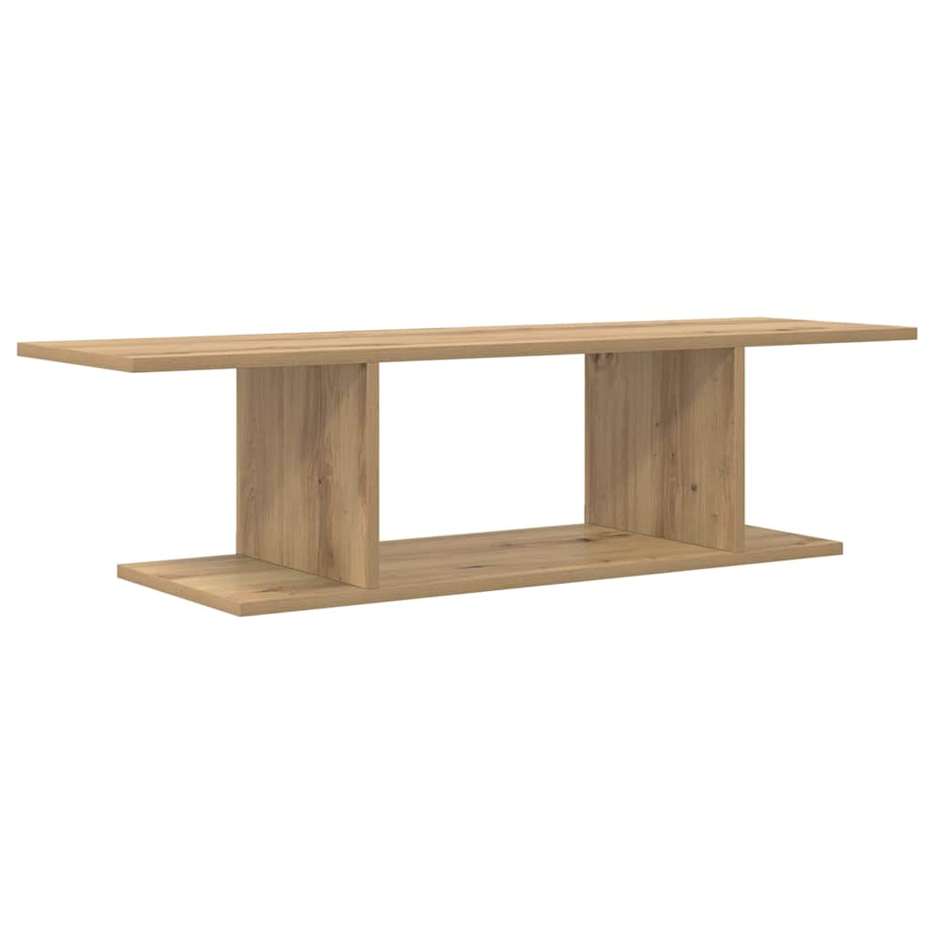 Tv-Benksett Veggmontert Brun 103 X 30 X 26,5 Cm Konstruert Tre