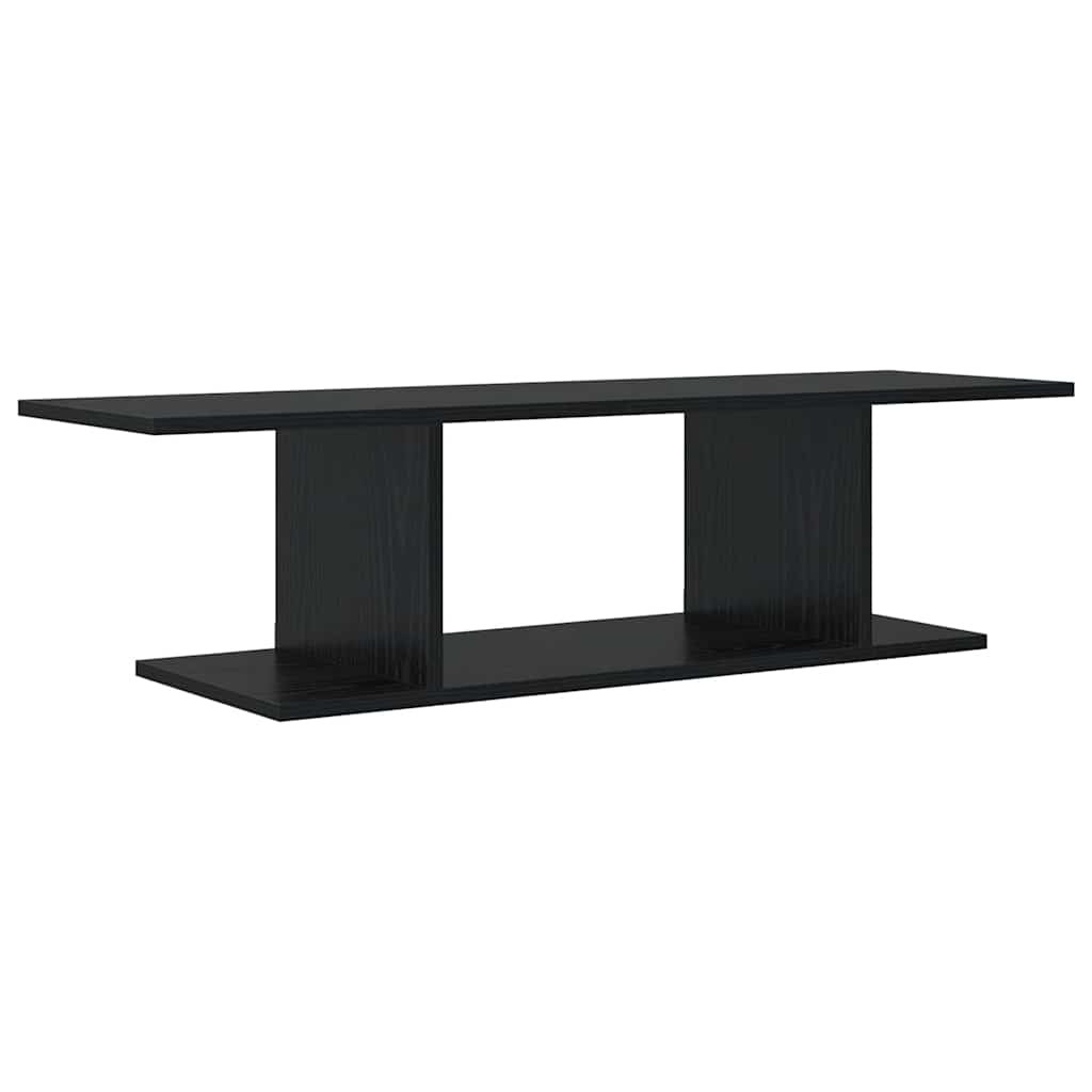 Tv-Benksett Veggmontert Svart 103 X 30 X 26,5 Cm Konstruert Tre