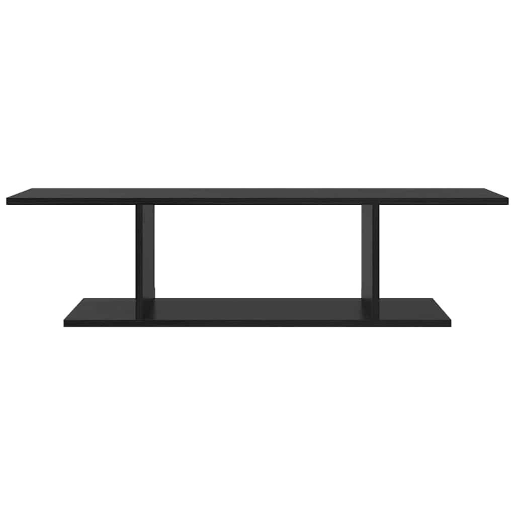 Tv-Benksett Veggmontert Svart 103 X 30 X 26,5 Cm Konstruert Tre