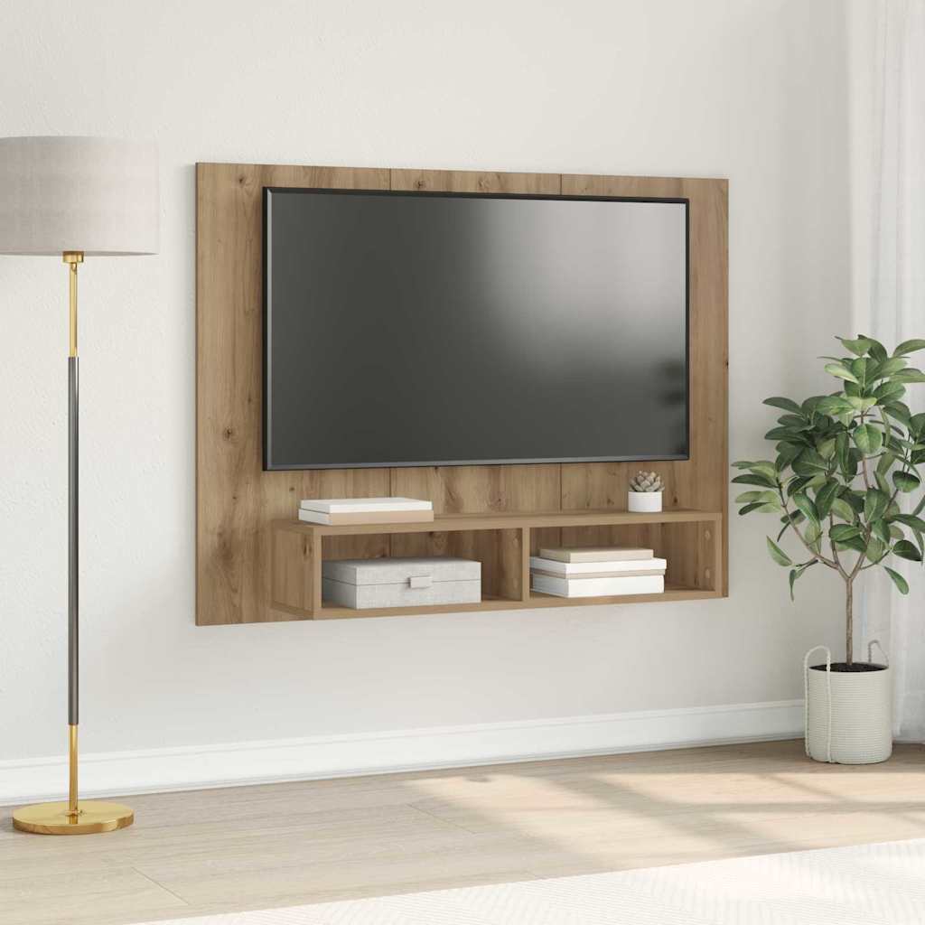 Tv-Benksett Artisan Eik 120 X 23,5 X 90 Cm Konstruert Tre
