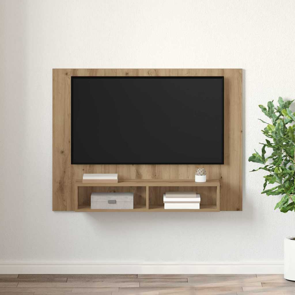 Tv-Benksett Artisan Eik 120 X 23,5 X 90 Cm Konstruert Tre