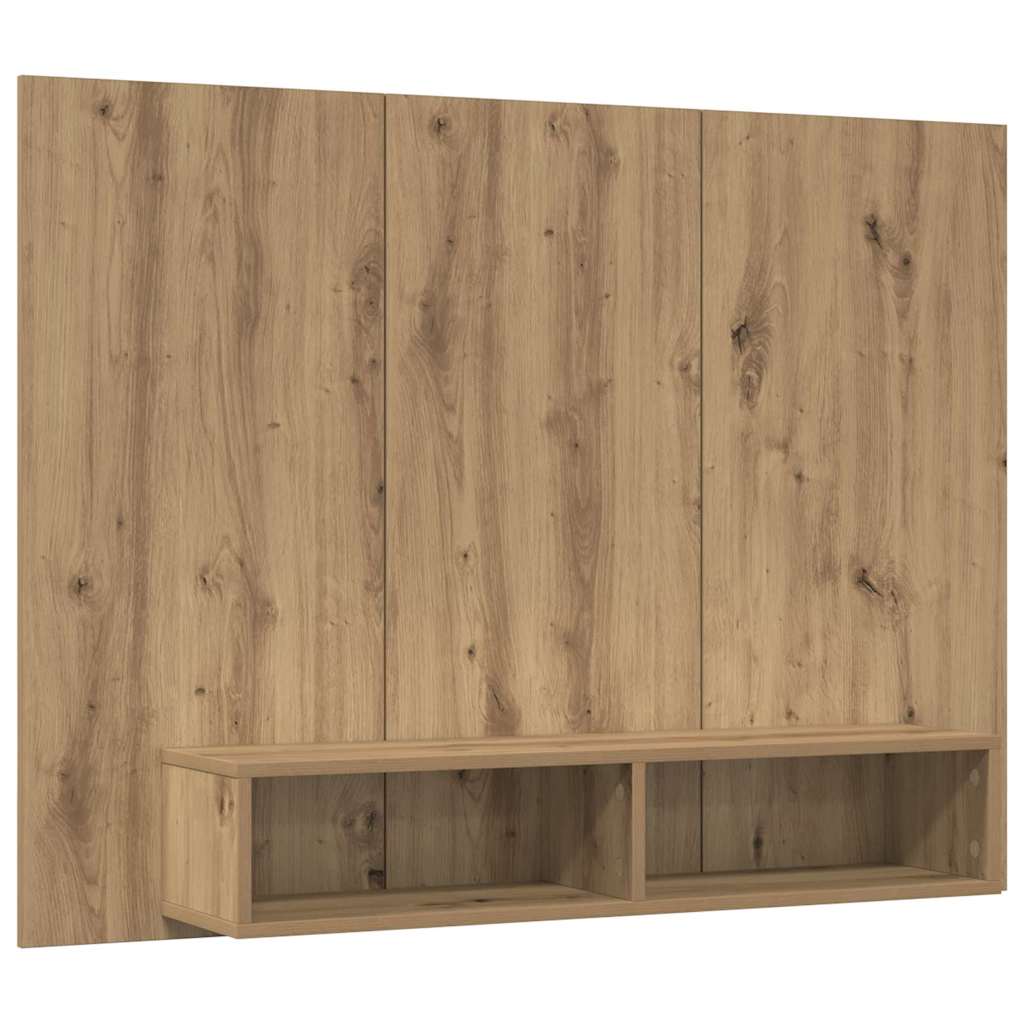 Tv-Benksett Artisan Eik 120 X 23,5 X 90 Cm Konstruert Tre