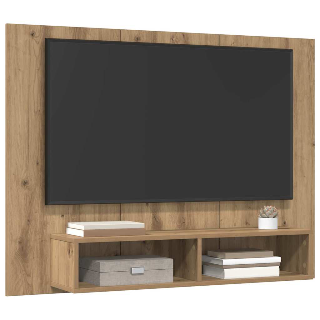 Tv-Benksett Artisan Eik 120 X 23,5 X 90 Cm Konstruert Tre