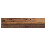 Vegghylle 2 Pcs Gamle Tre 80 X 11,5 X 18 Cm Konstruert Tre