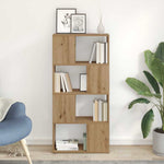 Tv-Benksett Veggmontert Brun 60 X 24 X 125,5 Cm Konstruert Tre