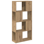 Tv-Benksett Veggmontert Brun 60 X 24 X 125,5 Cm Konstruert Tre