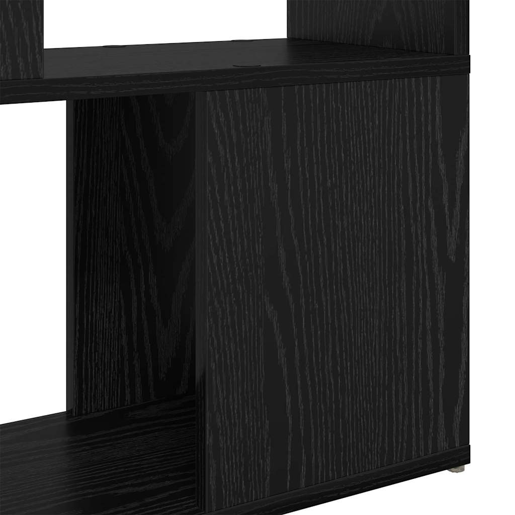 Tv-Benksett Veggmontert Svart 60 X 24 X 125,5 Cm Konstruert Tre